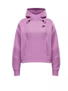Nike Tech Women’s pink fleece Pullover Hoodie